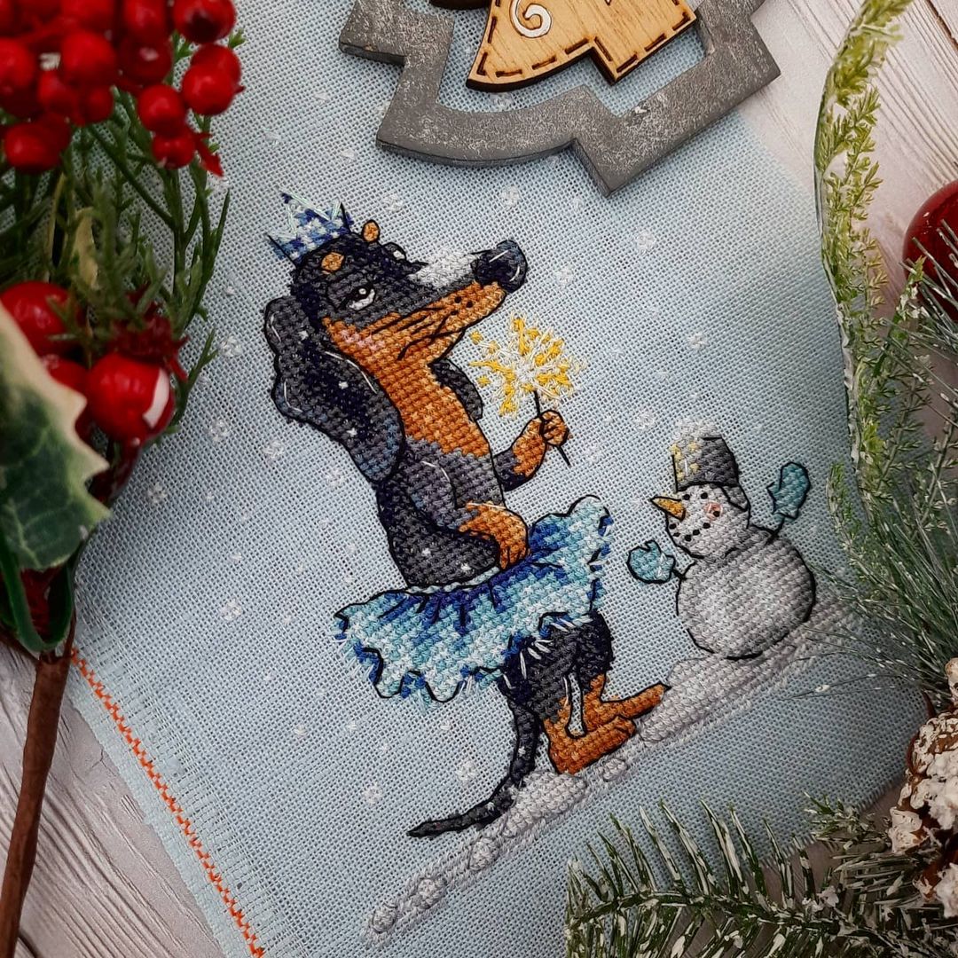 Схема для вышивки "С Новым годом" — изображение 4
