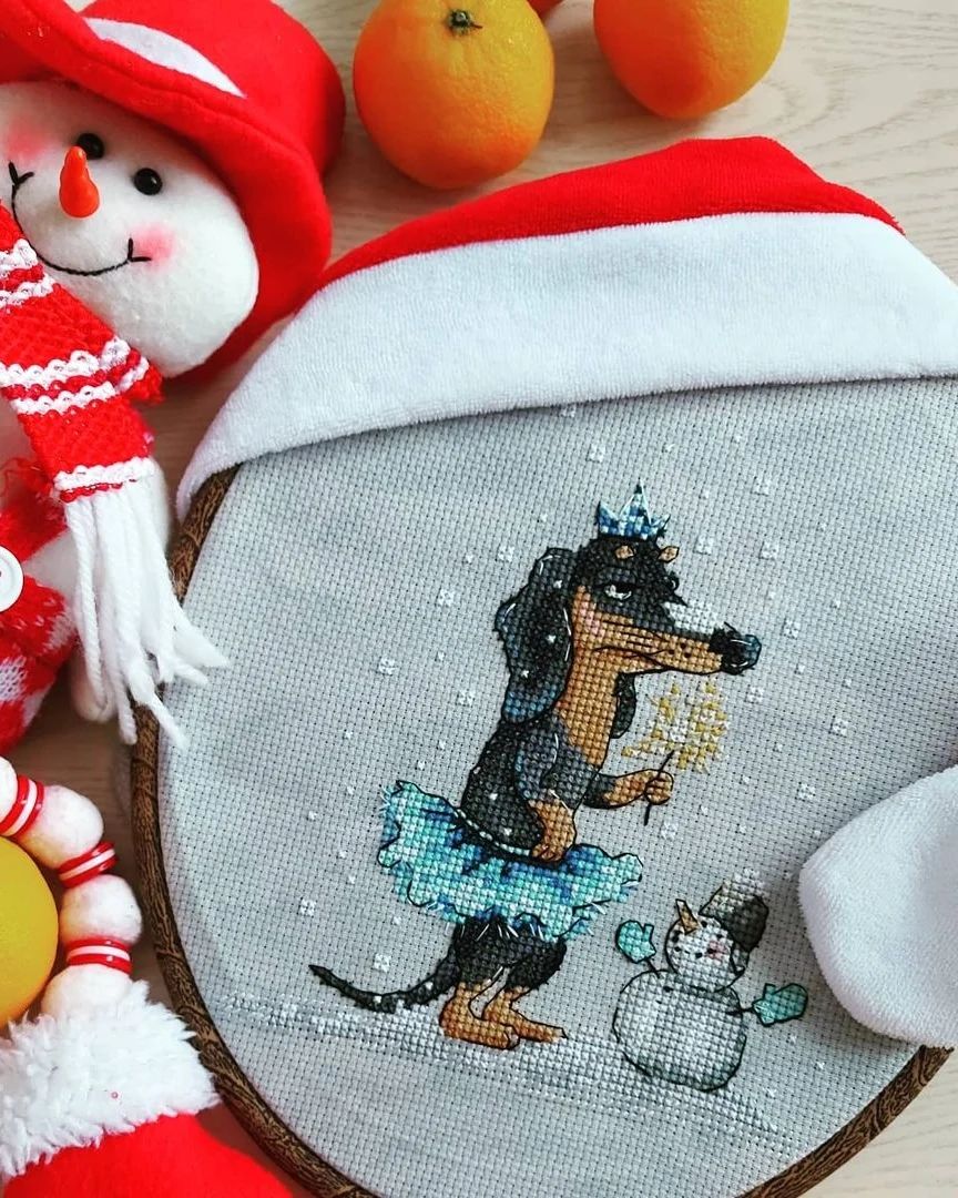 Схема для вышивки "С Новым годом" — изображение 2