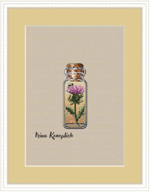 Схема для вышивки "Чертополох"