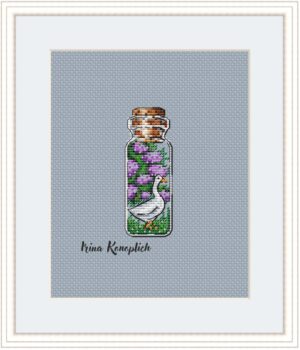 Схема для вышивки "Гусь"