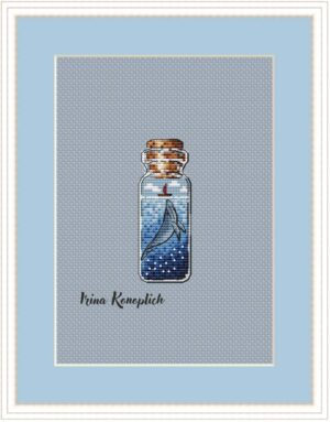 Схема для вышивки "Кит"