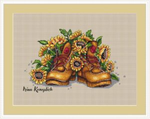 Схема для вышивки "Лето в сапогах"