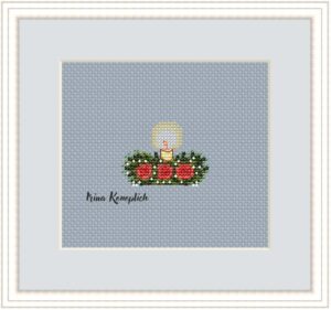 Схема для вышивки "Венок"