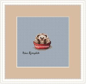 Схема для вышивки "Ёжик"